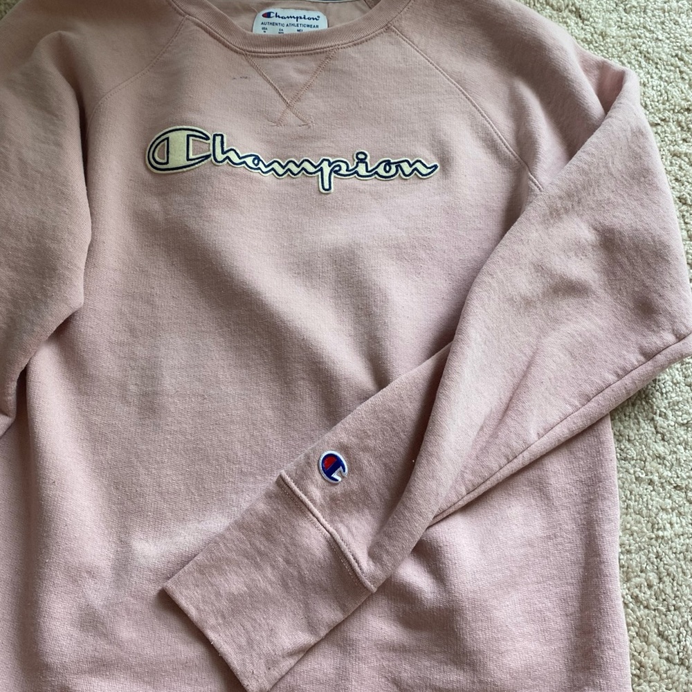 Pink Champion crewneck